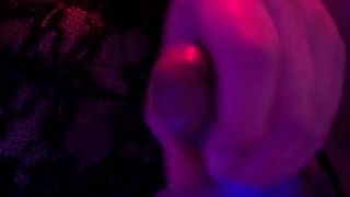 Jezebel Cooper - Wood two - Blue and Crimson lights