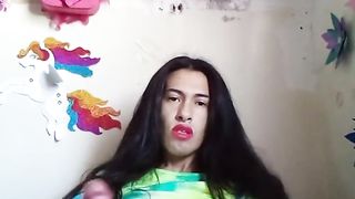 Kneading my lil sausage on my couch.