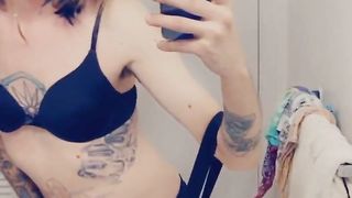 Trans Sweetie Faps Her Clitty