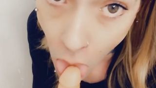 Nice Transgirl Luvs To Gargle Prick