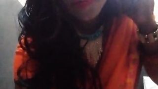 Priya sissy in luxurious saree with showcasing her super-sexy hottie