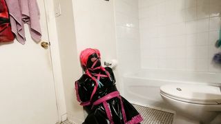 Sissy Maids Shower Restrain Bondage
