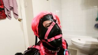 Sissy Maids Shower Restrain Bondage