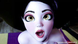 Futaween - 2 Hermaphroditism Witches Prank and Pummel Each Other!