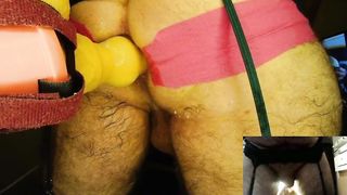 2 gutless clity standing jizz shots