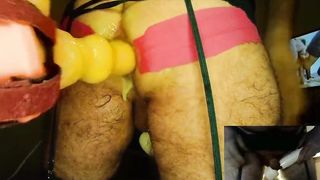 2 gutless clity standing jizz shots