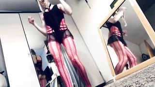 Stiff buttfuck pulverize on the balcony in public and bust jizm