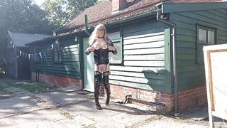 Transgender Princess Outdoors in vinyl