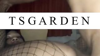 Slender Diminutive Ebony Trans Turns GAY-FOR-PAY Dboy OUT!! He Can’t Turn Back!