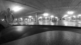 Carpark Sissy Bitch Nearly Caught