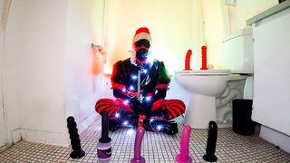 Christmas Morning Self Restrain Bondage Joy