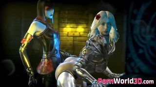 Toon Porno Bevy of Wondrous Heroes with Meaty Juggling Globes Romps