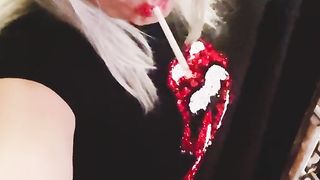 Smoking Fetish Domina Waits For Gimp