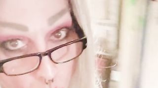 Smoking Fetish Domina Waits For Gimp