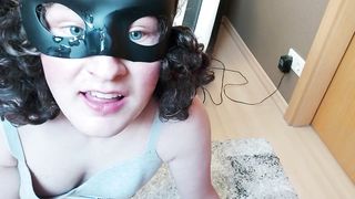 Sissy Fast Self Facial Cumshot while plugged