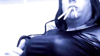 Smoking three VS120s at once and frolicking with my manmeat 1