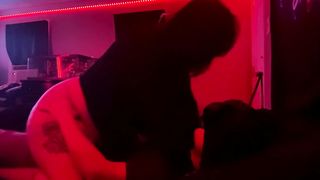 Girlfriend gets drilled by trans boyfriend