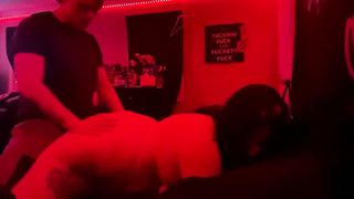 Girlfriend gets drilled by trans boyfriend