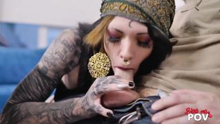 Deepthroat Me POINT OF VIEW - The TrannyTeller Inhale You