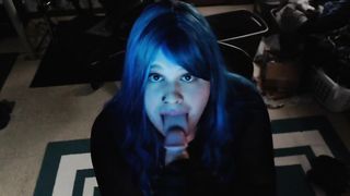 Mykella Gargling a Fuck Stick POINT OF VIEW