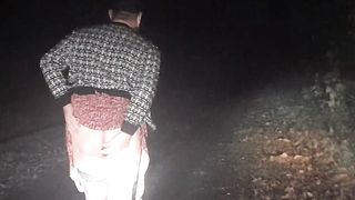 Unclothe-taunt on the road