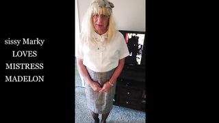 weaksissyMarky Allegiance to Domme Madelon