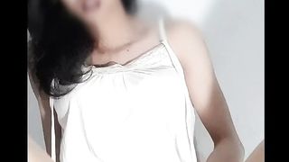 Uber-Cute Glasses T-Girl Assfucking Teaching two