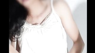 Uber-Cute Glasses T-Girl Assfucking Teaching two