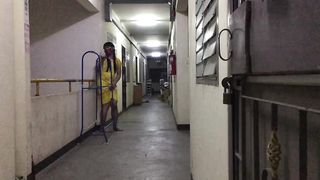 Thai transgirl sundress solo trio