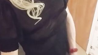 MissRoseTS Swedish Thin Tranny Onanism