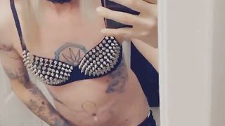 Rocker Transgender Princess Demonstrates off her Clitty in Innocence