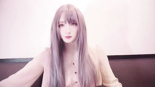 Crossdressing Onanism Flick  I'm a lil' spermatozoon on the way