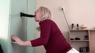 A lil frolicking with my humungous Black Fuck Stick