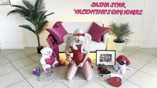 Sasha Starlet Valentine's Day Sissy Angel Plays for Father