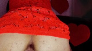 valentine self ravage dual jizz shot, internal cumshot + no paw nutting #AngeLove (antique)