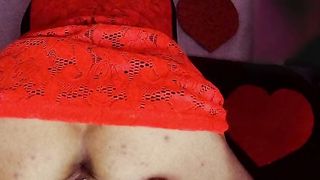 valentine self ravage dual jizz shot, internal cumshot + no paw nutting #AngeLove (antique)