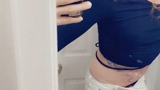 Tgirl Flashes Off Her Undies