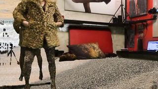 Leoapard girl Sundress and Disrobe