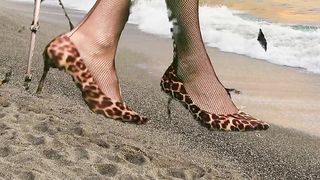 Leoapard girl Sundress and Disrobe