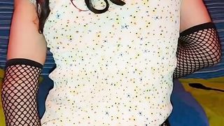 Final jism cascading heavy climax vignette on my black fake penis