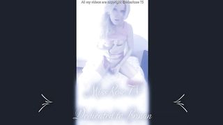 MissRose TRANSSEXUAL Heavy Arctic Onanism + Faux-Cock Analaction - SWEDISH Real TitsGorgeous Mlif Platinum-Blonde Fit T-Model Tranny