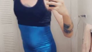 Ultra-Kinky Costume Play Girlie In Minidress