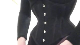 Encaged sissy despairingly spills