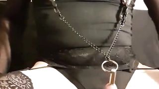 Kinky maso slut remote e stim CBT October 12 2021 part 3