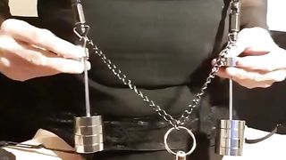 Kinky maso slut remote e-stim CBT October 14 2021 part 1