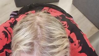 point of view Oral Job on Bed (Faux-Cock)