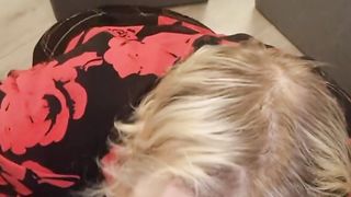 point of view Oral Job on Bed (Faux-Cock)