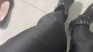 footwear and layers of stockings