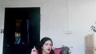 smoking hidden cam smoking Tessa litter