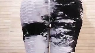 she-creature in christmas sensuous in a club